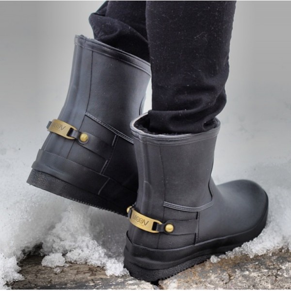 Резиновые полусапожки MoovBoot Idaho Black Short